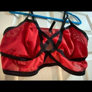 Torrid red bralette